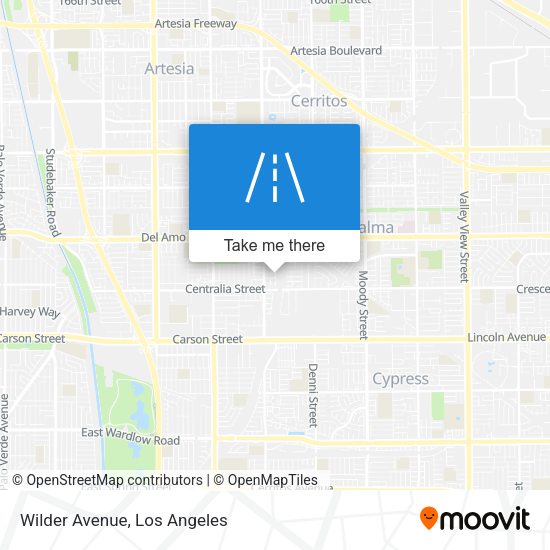 Mapa de Wilder Avenue