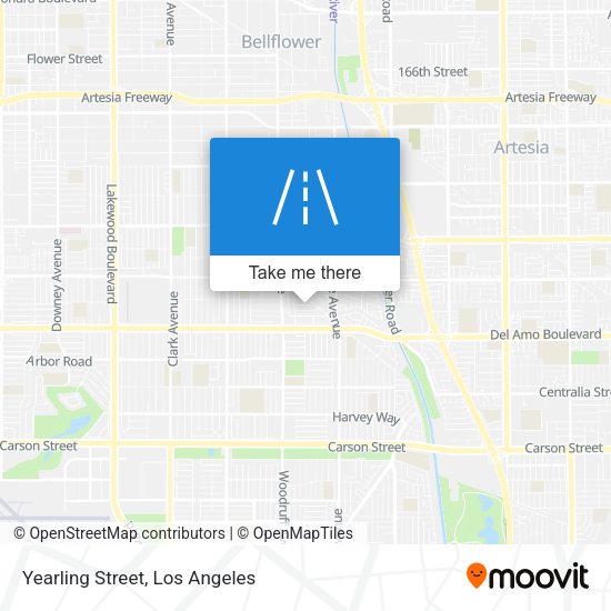 Mapa de Yearling Street