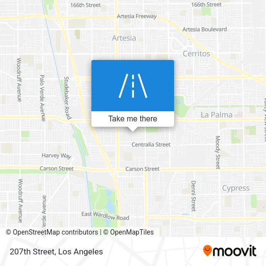 Mapa de 207th Street