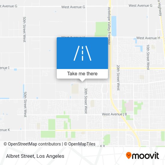 Mapa de Albret Street