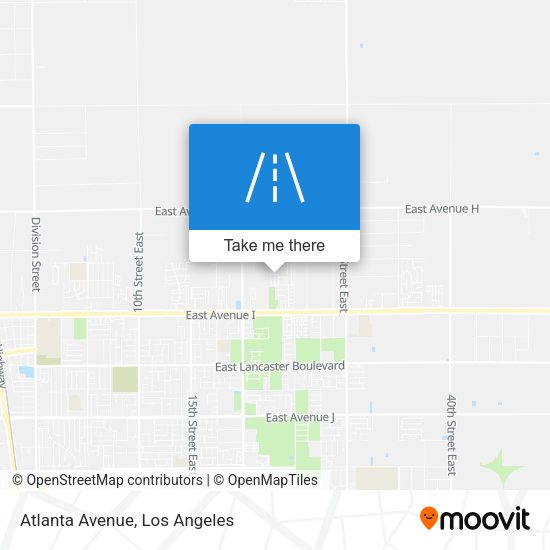 Mapa de Atlanta Avenue