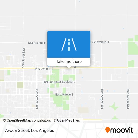 Mapa de Avoca Street