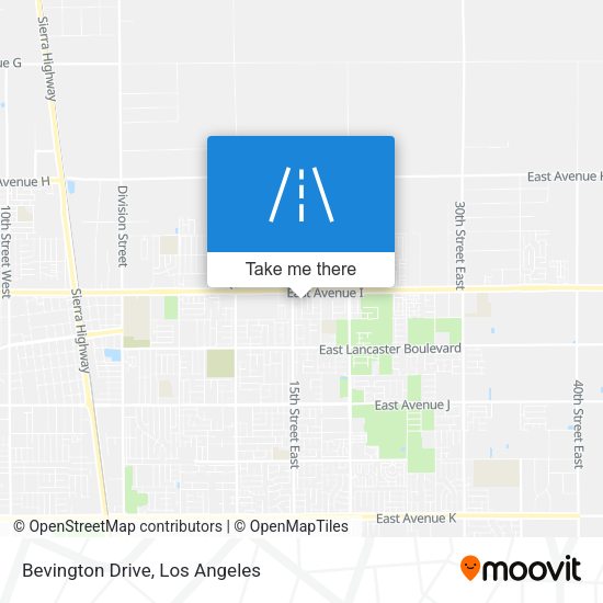 Mapa de Bevington Drive