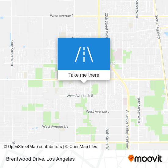 Mapa de Brentwood Drive