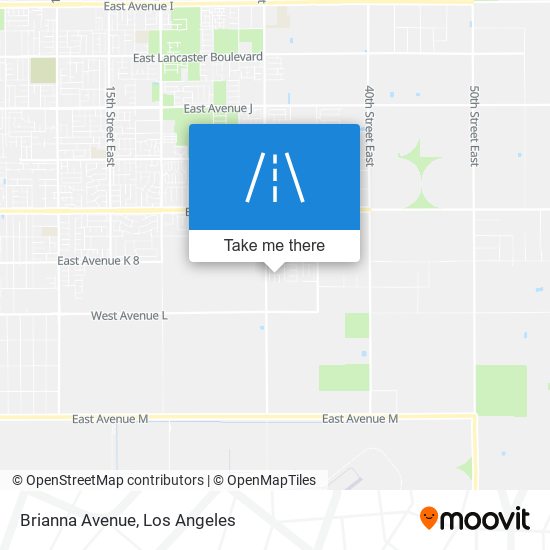 Brianna Avenue map