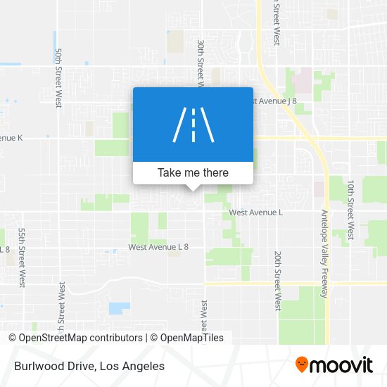 Mapa de Burlwood Drive
