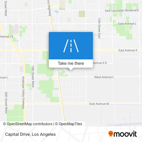 Mapa de Capital Drive