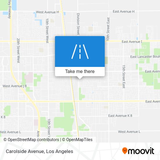 Mapa de Carolside Avenue