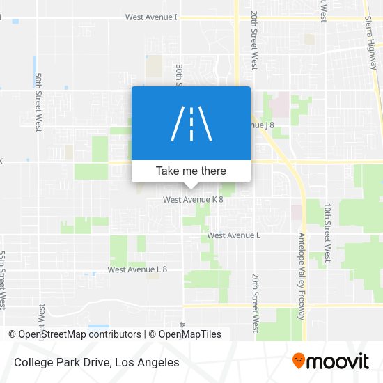 College Park Drive map