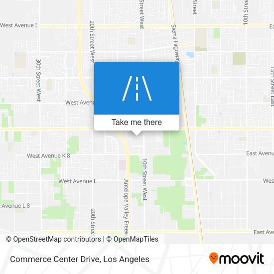 Commerce Center Drive map