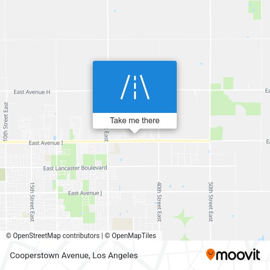 Cooperstown Avenue map