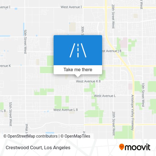 Mapa de Crestwood Court