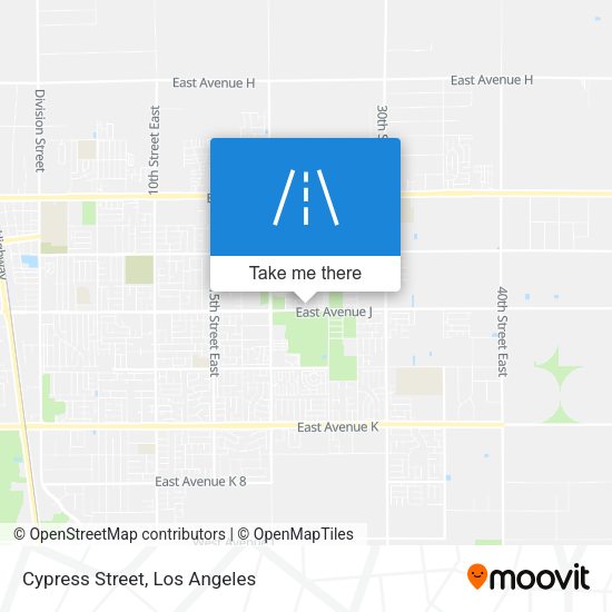 Mapa de Cypress Street