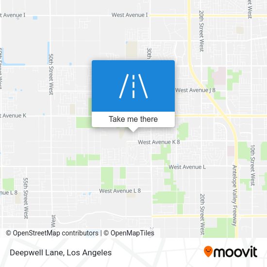 Mapa de Deepwell Lane