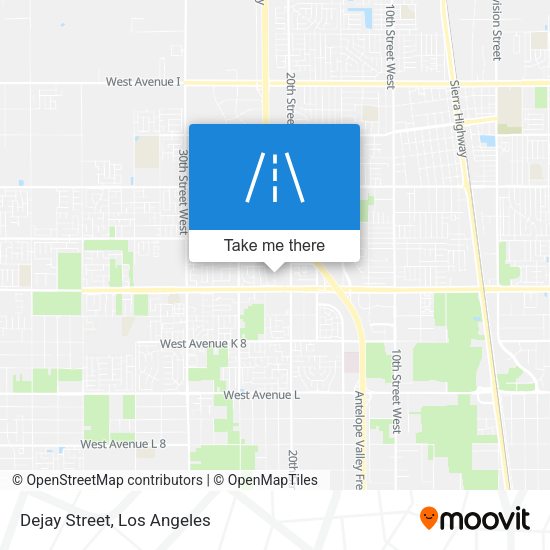 Mapa de Dejay Street