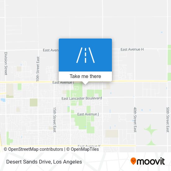 Mapa de Desert Sands Drive