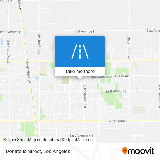 Donatello Street map