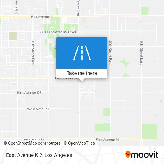 Mapa de East Avenue K 2