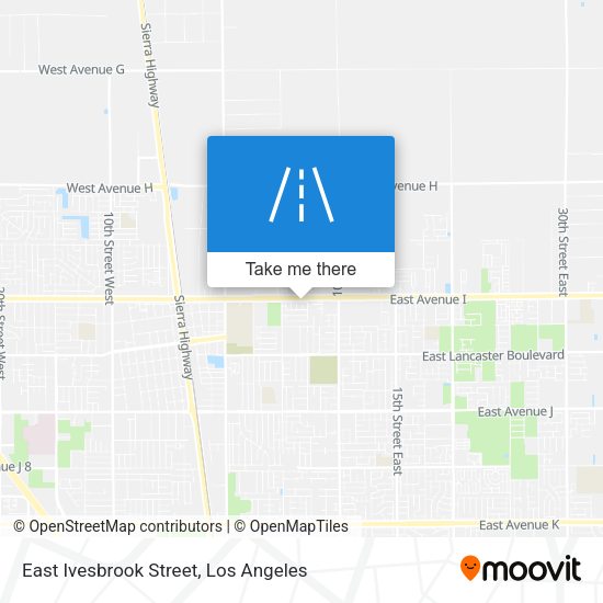 East Ivesbrook Street map