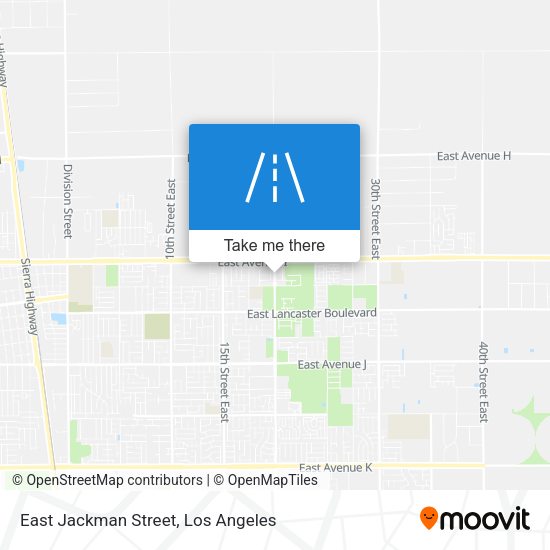 Mapa de East Jackman Street