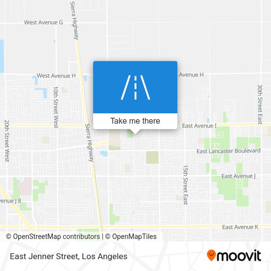 East Jenner Street map