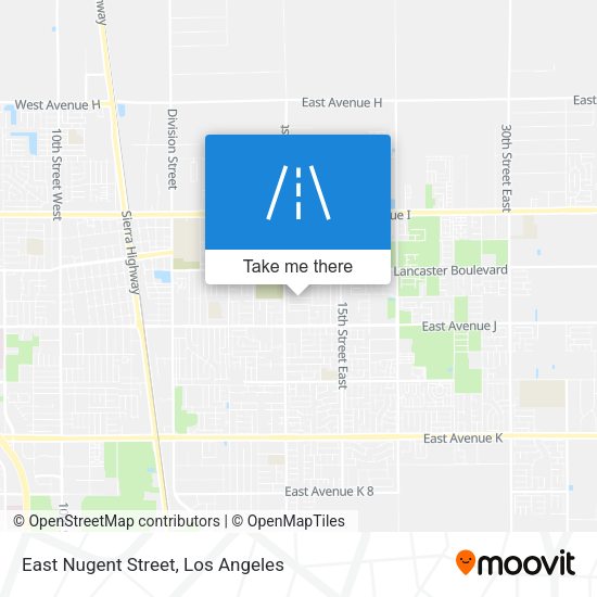 East Nugent Street map