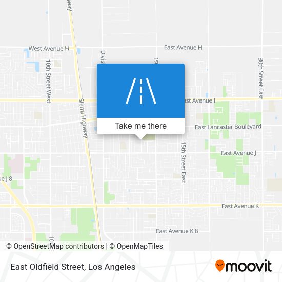 East Oldfield Street map