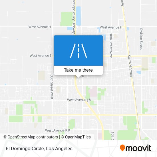 El Domingo Circle map