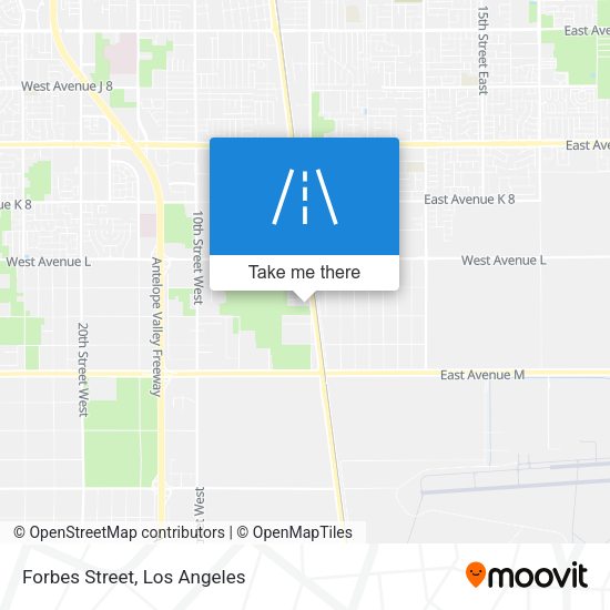 Forbes Street map