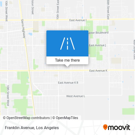 Mapa de Franklin Avenue