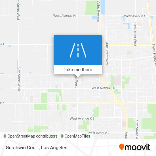 Mapa de Gershwin Court