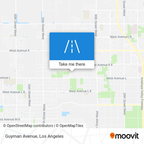 Mapa de Guyman Avenue