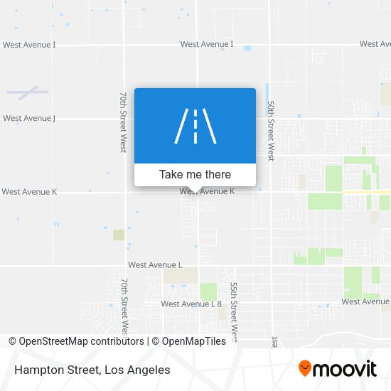Mapa de Hampton Street