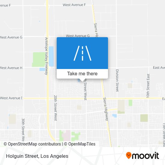 Mapa de Holguin Street