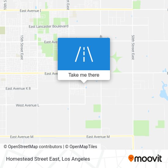 Homestead Street East map
