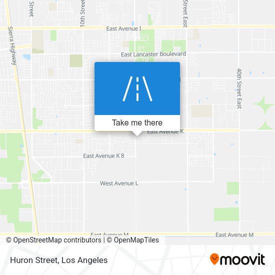 Mapa de Huron Street
