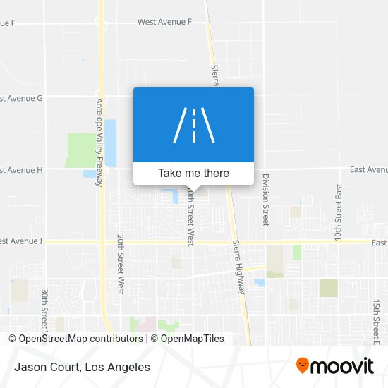 Mapa de Jason Court