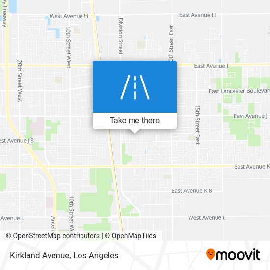 Kirkland Avenue map