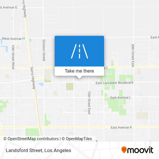 Landsford Street map