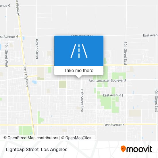 Lightcap Street map
