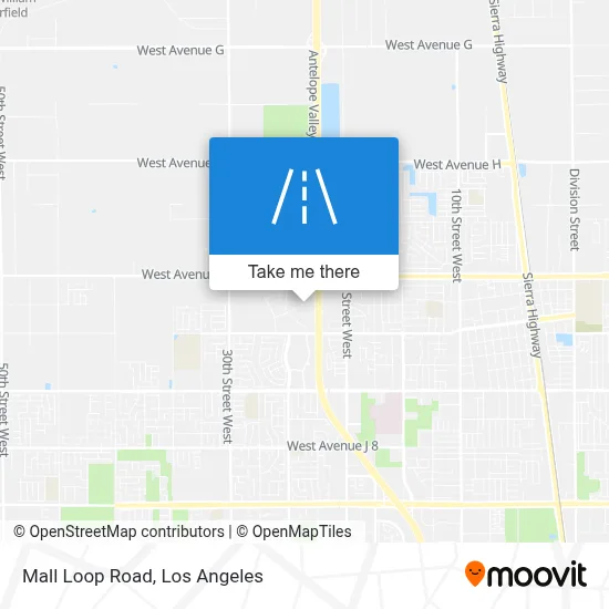 Mall Loop Road map