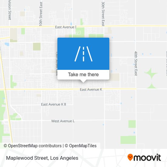 Maplewood Street map