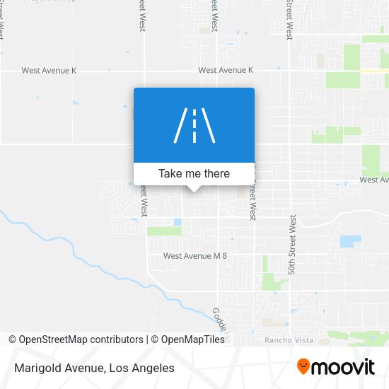 Mapa de Marigold Avenue