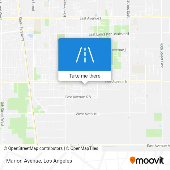 Marion Avenue map