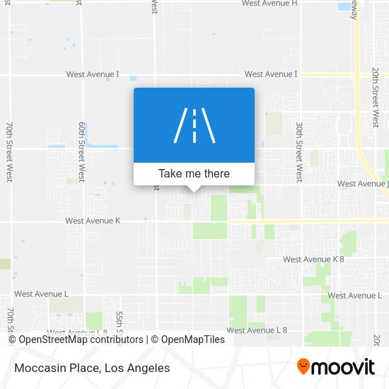 Mapa de Moccasin Place