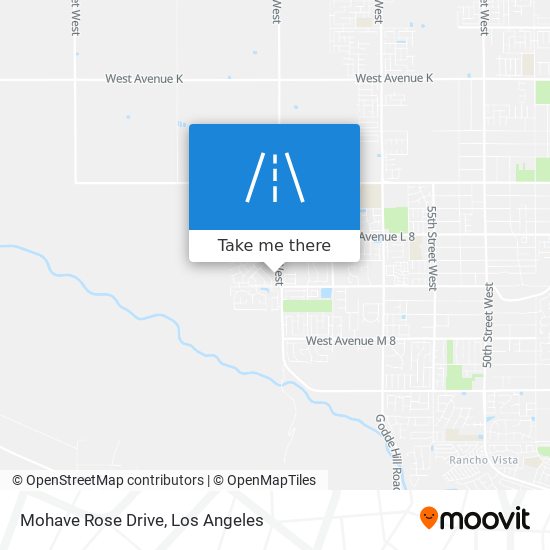 Mohave Rose Drive map