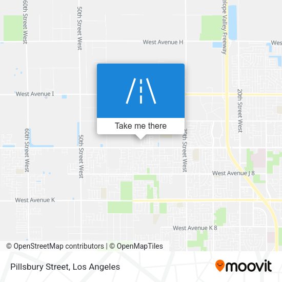 Pillsbury Street map