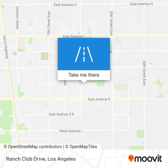 Ranch Club Drive map