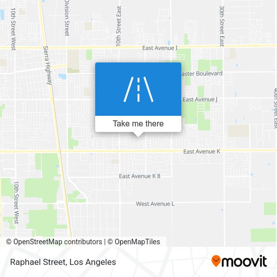 Mapa de Raphael Street