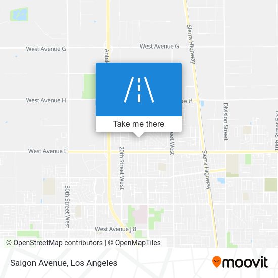 Mapa de Saigon Avenue